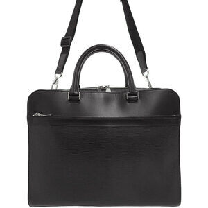 Louis Vuitton Epi Bassano Business Bag Black